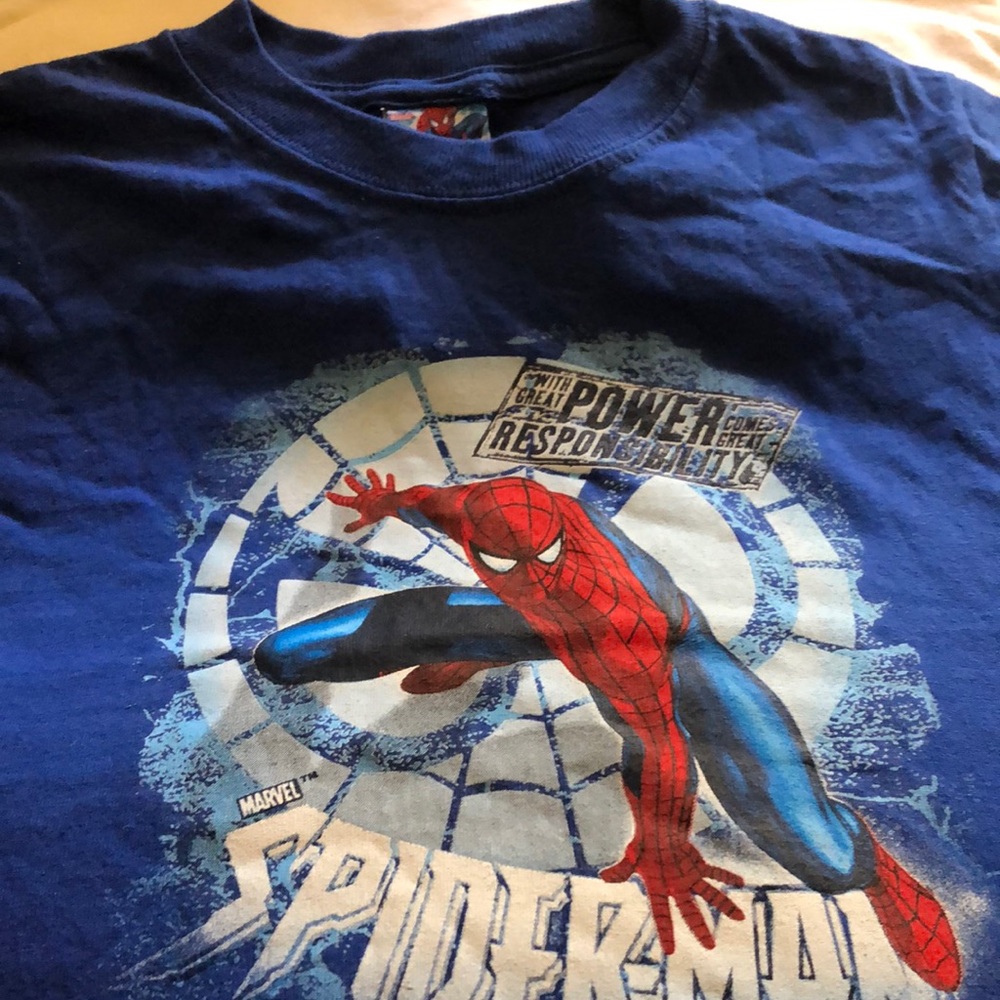 T-shirt Spider-Man boys new size 4 cotton short sleeve Extreme Concepts